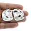 Arracada irregular martillado 29mm