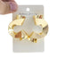 Arete largo irregular liso 53mm 14K