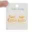 Arete Oval Asimetrico 22MM