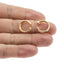 Conciencia doble linea tubular con circonia marquise 14mm