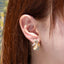 Arete espiral textura lineal circonias 20mm