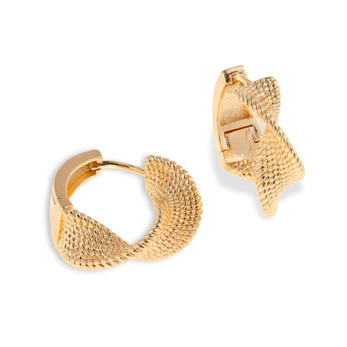 Arracada retorcido tipo malla 19mm