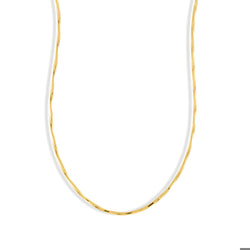 Cadena cola de raton cuadrada torcida 45cm