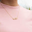 Collar con letras mama niño  y niña circonias 45-50cm