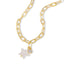 Collar estrella madre perla circonia 50cm