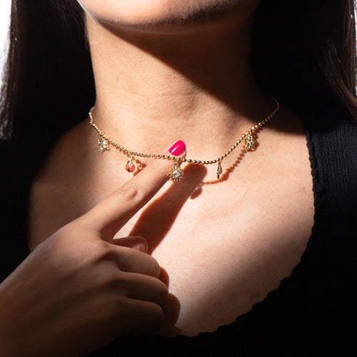 Collar mix dijes primavera 40-45cm