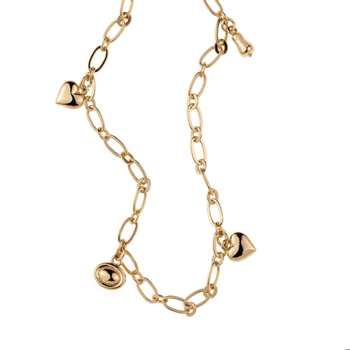 Collar de corazones 45-50cm