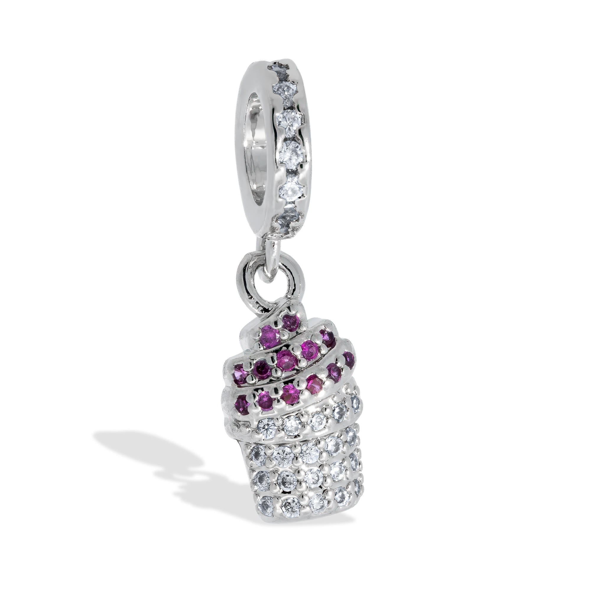 Charm de muffin con circonias 10mm