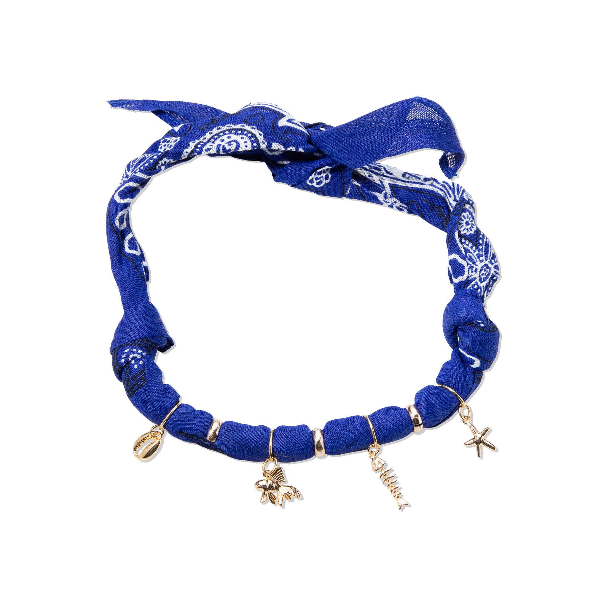 Bandana con dijes marinos 65cm