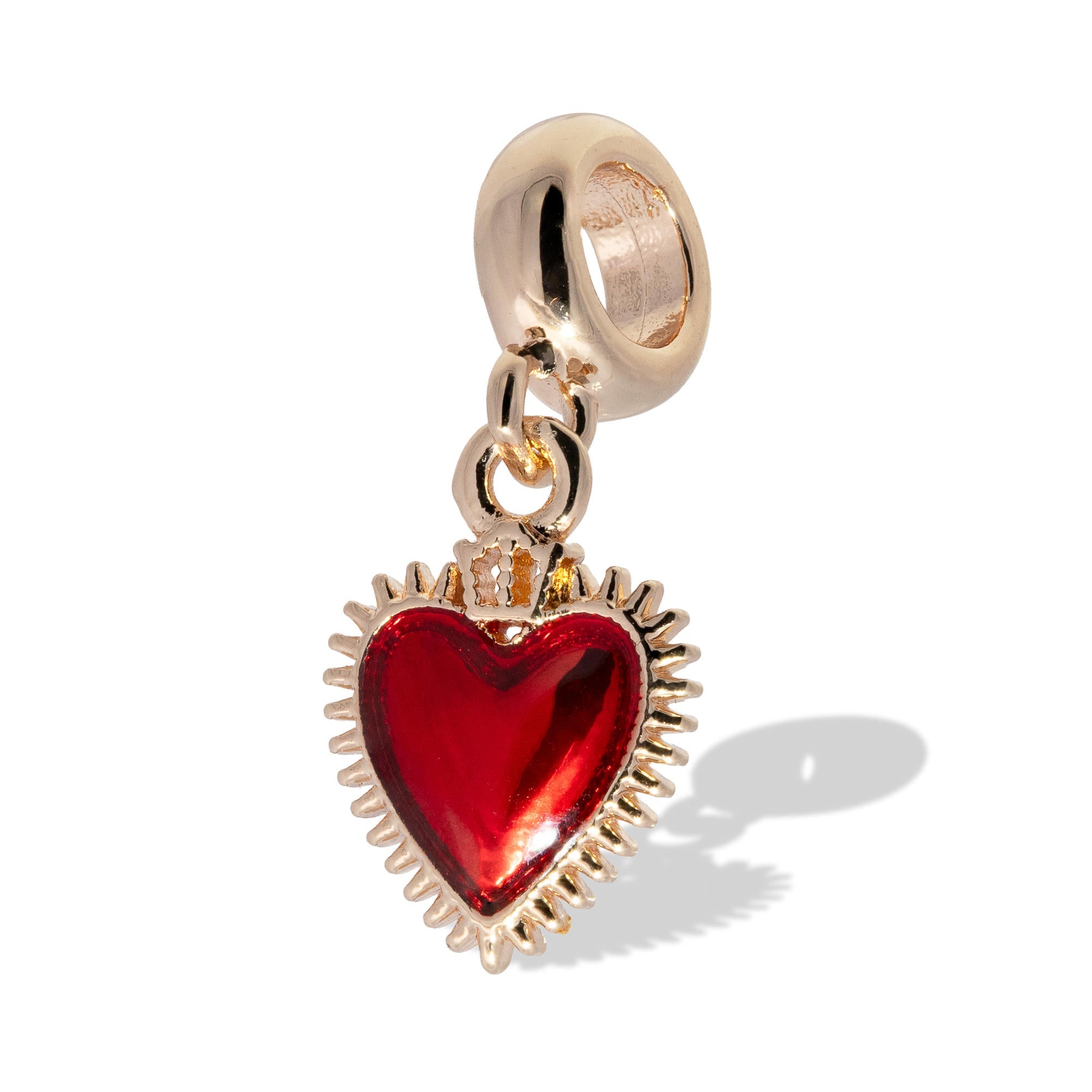 Charm del sagrado corazon esmaltado 12mm