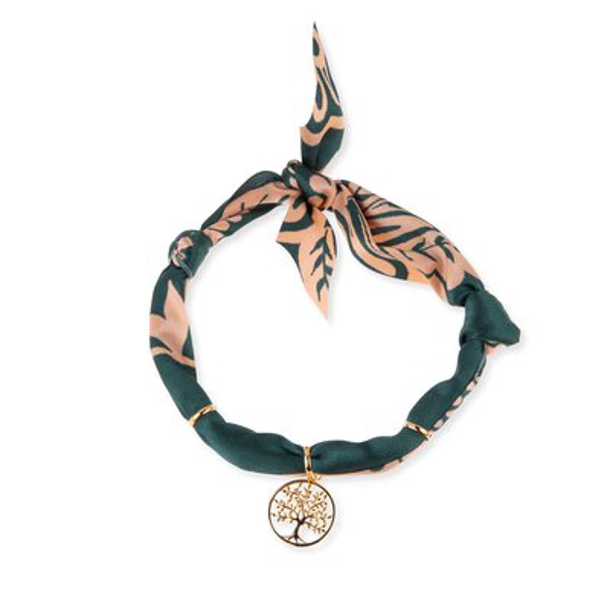 Bandana con dije arbol de la vida 60cm