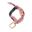 Bandana con dije de cuadro redondeado y perlas 65cm