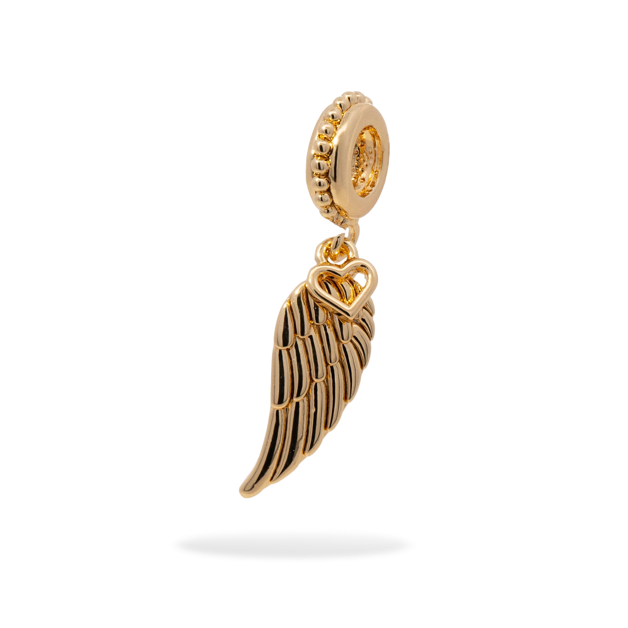 Charm ala de angel y corazon 20mm