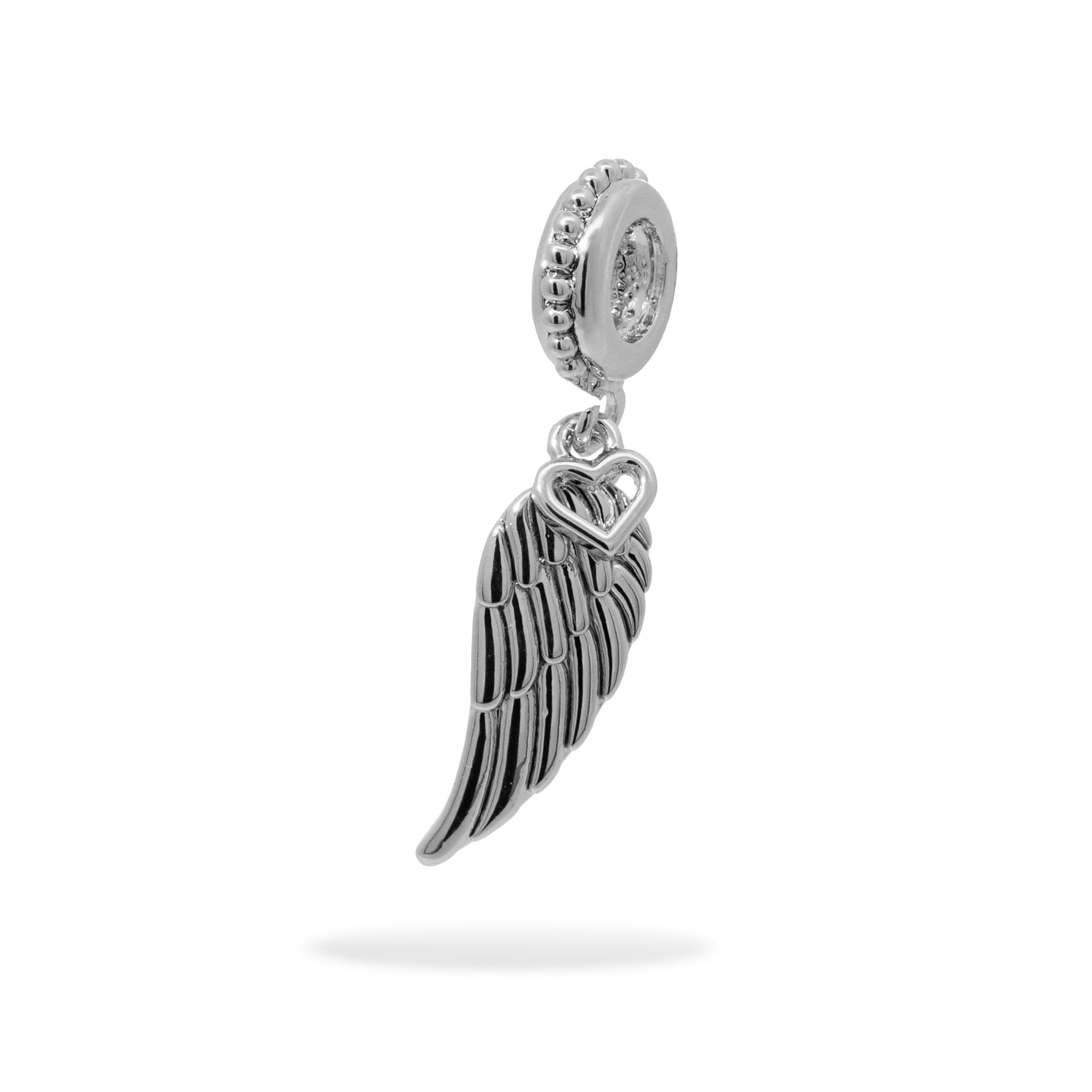 Charm ala de angel y corazon 20mm