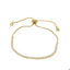Pulsera ajustable circonias 2mm