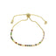 Pulsera Ajustable Circonias Multicolor 2MM 18K