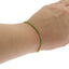 Pulsera ajustable circonias verdes 2mm