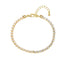 Pulsera papelillo con perla 16cm 14K