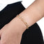 Pulsera Sencilla Eslabon Largo con Circonias 16CM