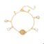 Pulsera san benito circonias colgantes 20cm