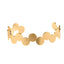 Brazalete circulos efecto cepillado ajustable