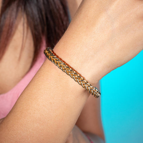 Brazalete ajustable trenzado 7mm