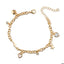 Pulsera corazon rayo estrella madre perla y circonias 22cm