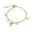 Pulsera de colibri con circonias broche marinero 17-22cm