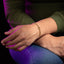 Pulsera doble con nudo 17-22cm
