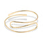 Brazalete ajustable brazo superior ondulado martillado 30mm
