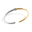 Brazalete liso con detalle circular 6cm