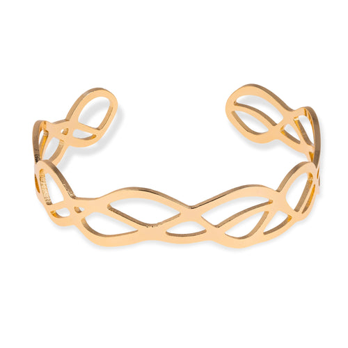 Brazalete ajustable lineas entrelazadas 13mm