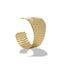 Brazalete ajustable irregular acanalado 39mm