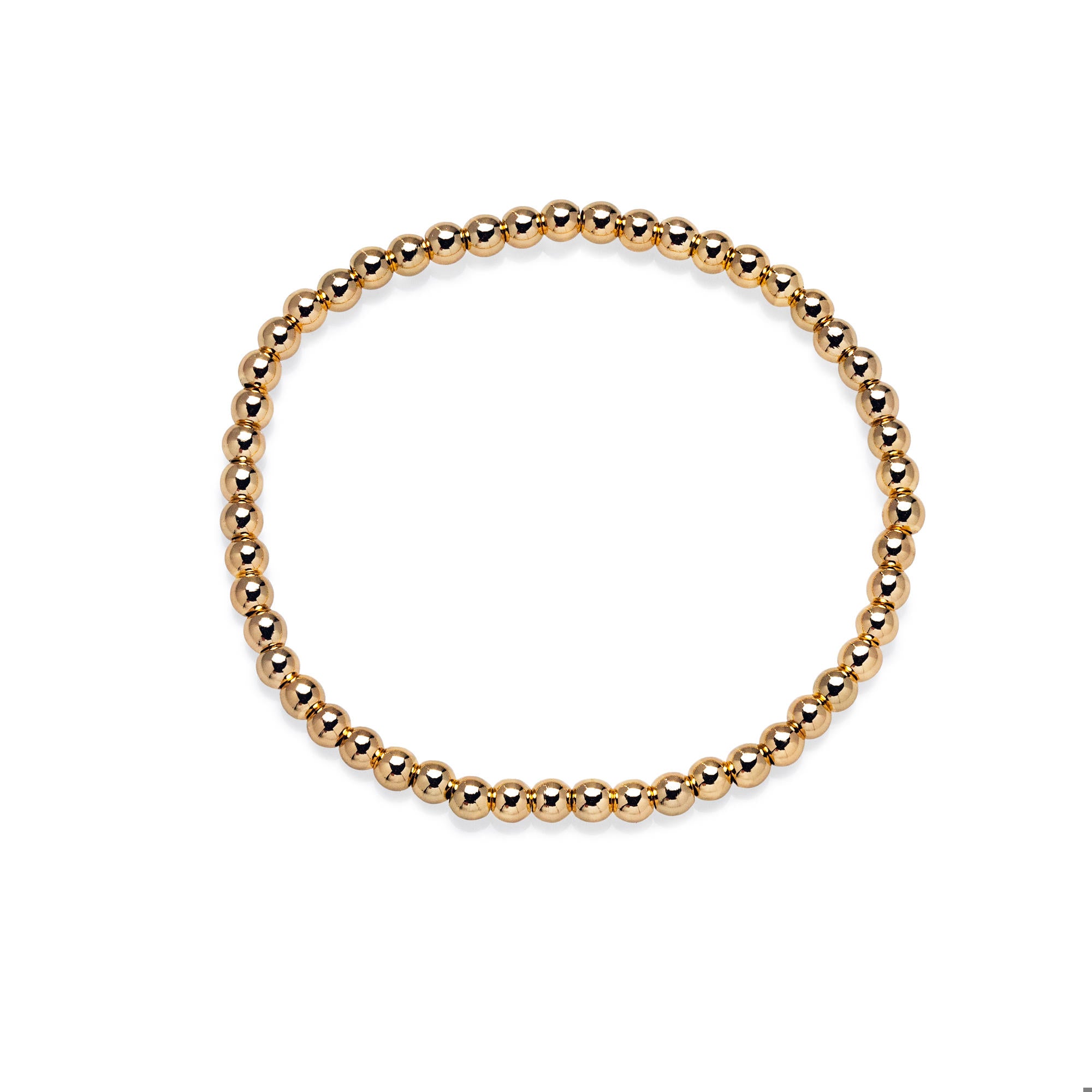 Pulsera ajustable de elastico con balines 4mm