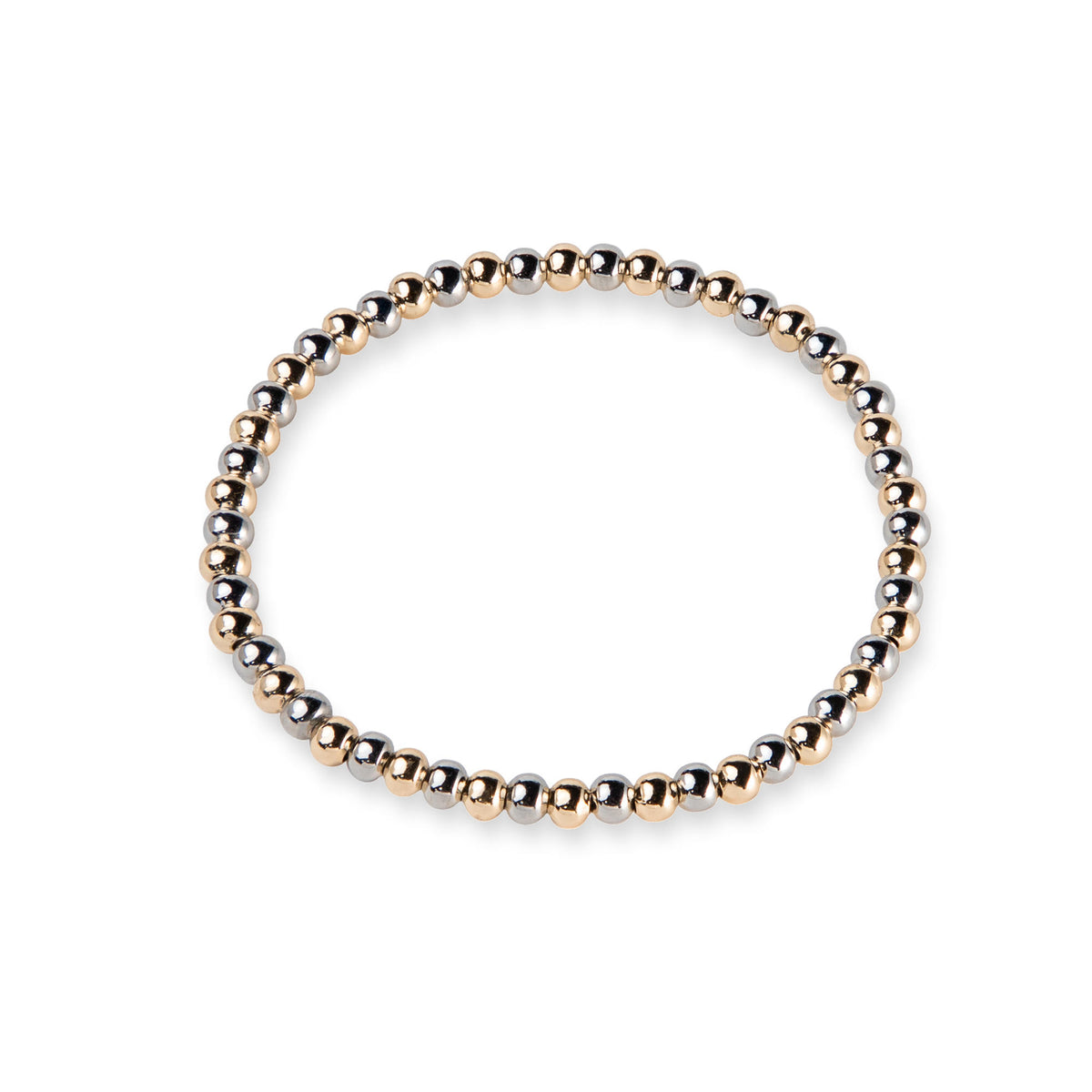Pulsera ajustable de elastico con balines 4mm