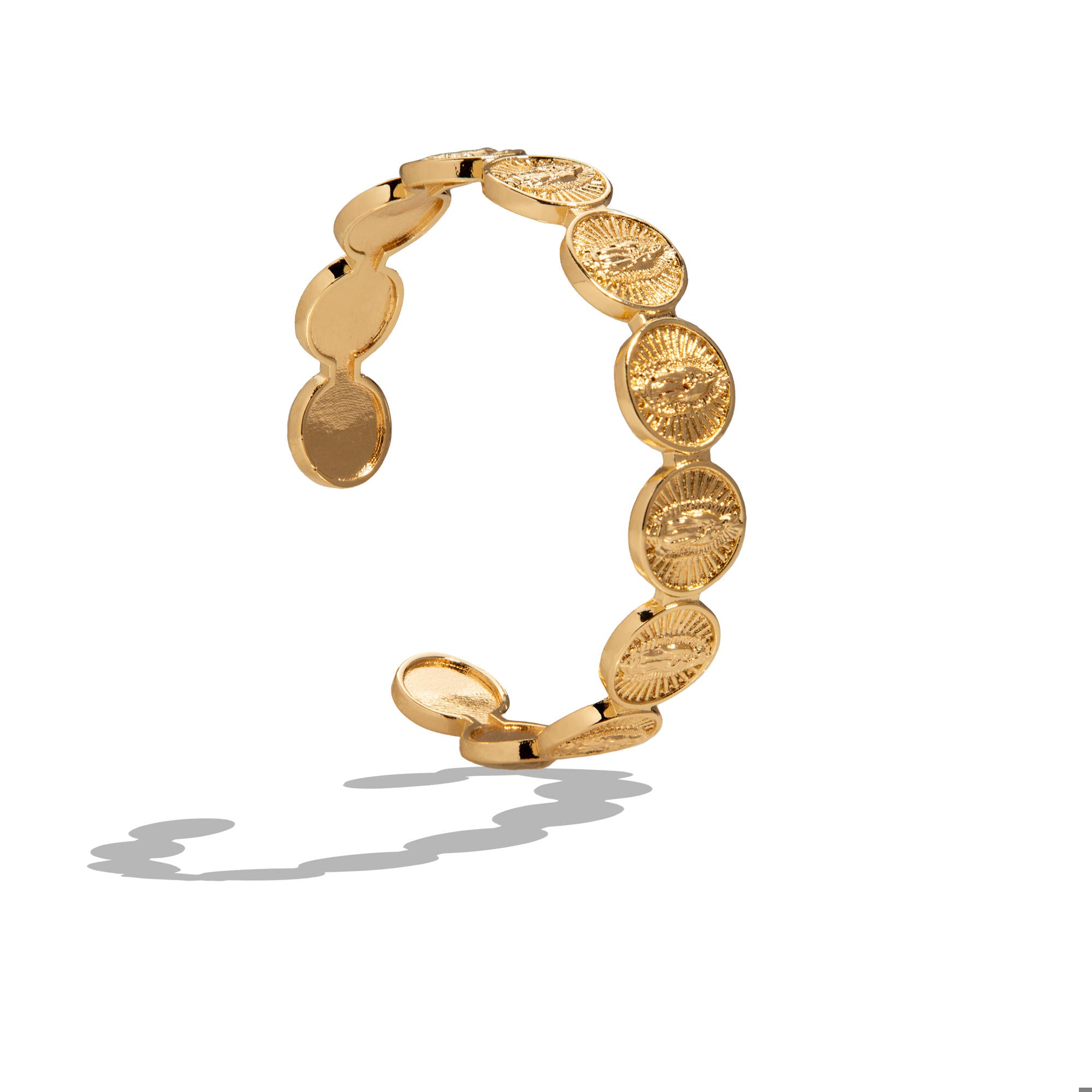 Brazalete ajustable con Medallas Virgen de Guadalupe 12mm