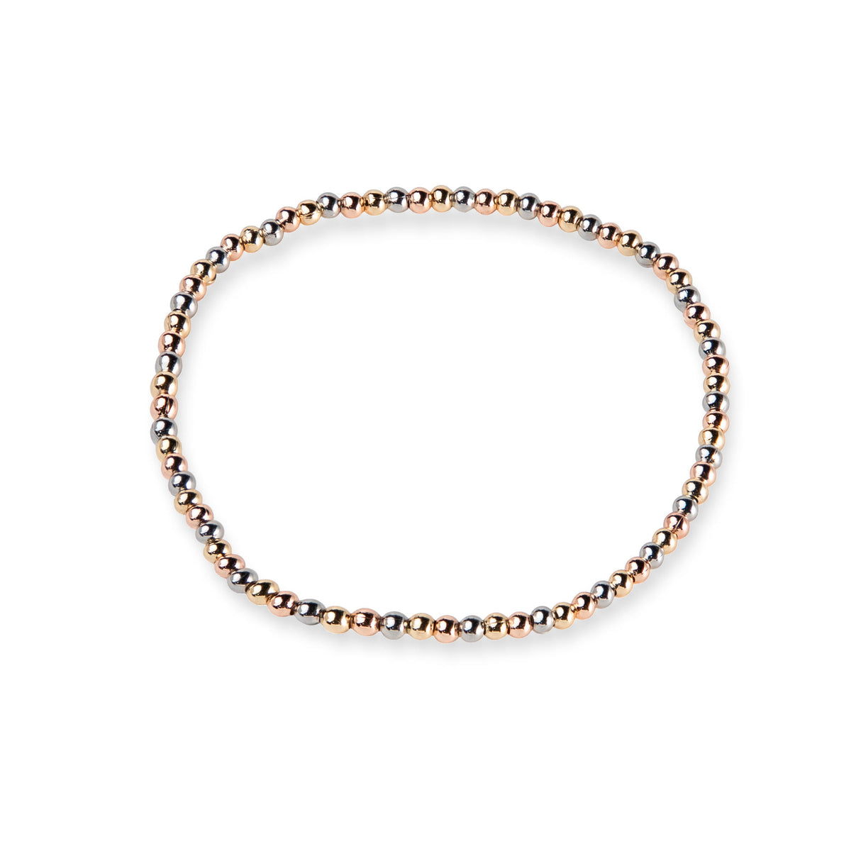 Pulsera ajustable de elastico con balines 3mm