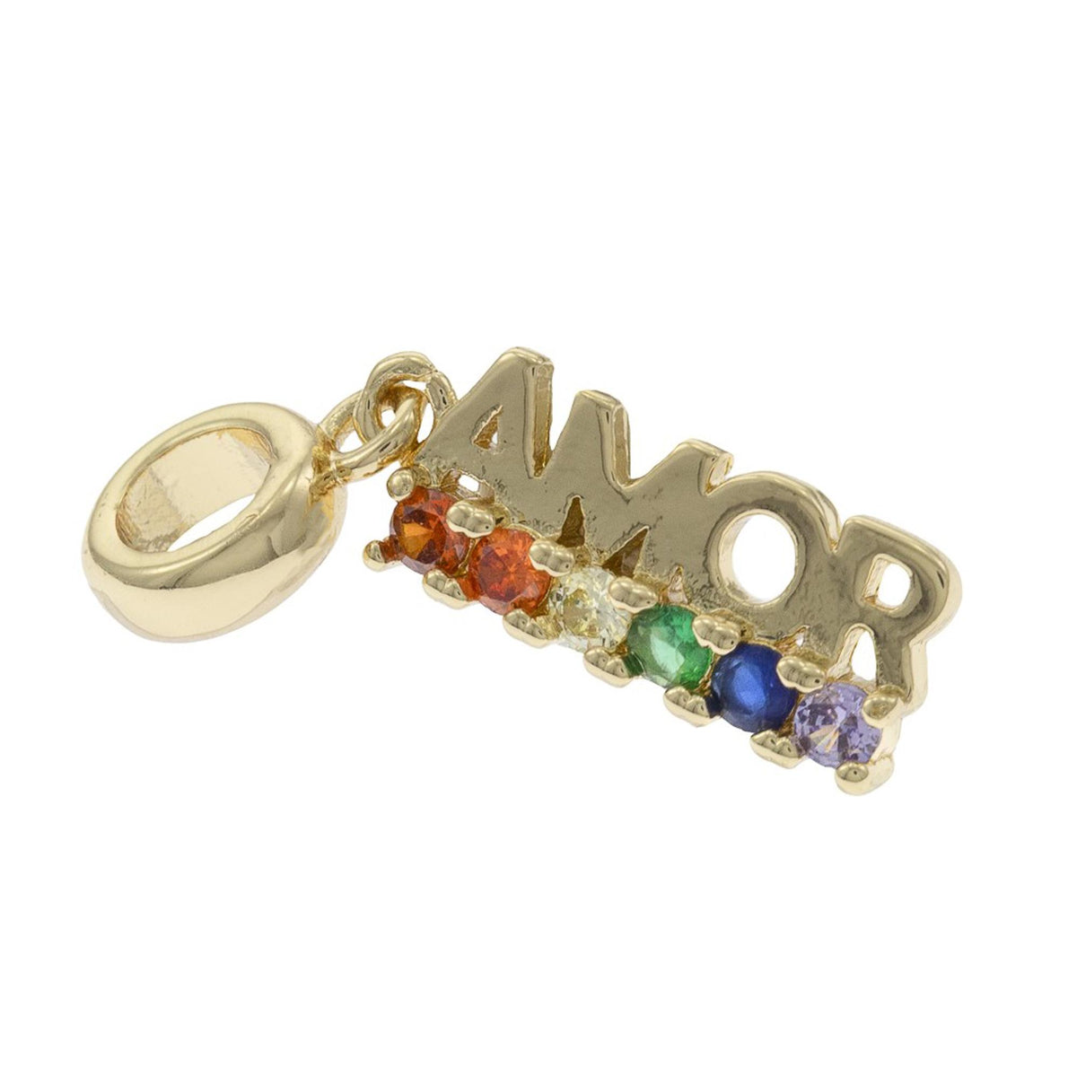 Charm amor pride con circonias 17mm