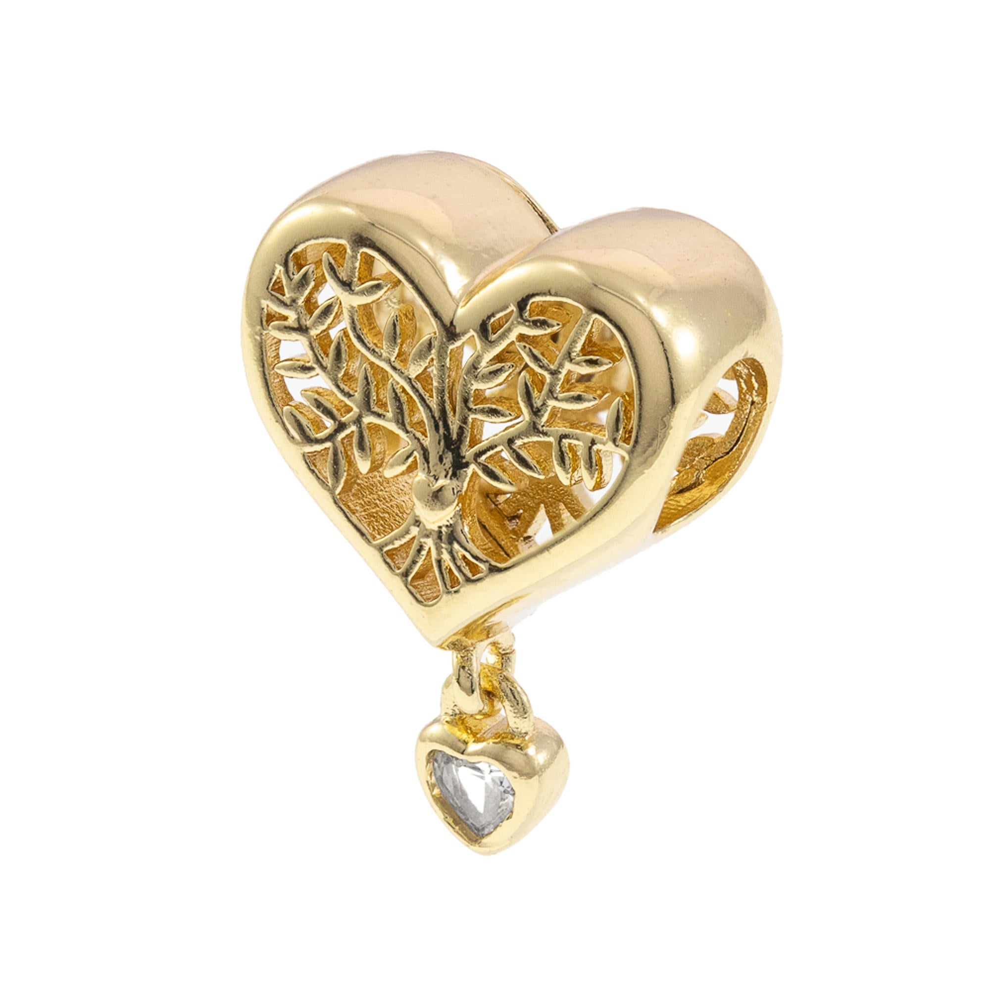 Charm de corazon arbol de la vida 12mm