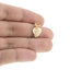 Charm corazon e infinito circonias 10mm