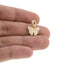 Charm de mariposa circonias 11mm