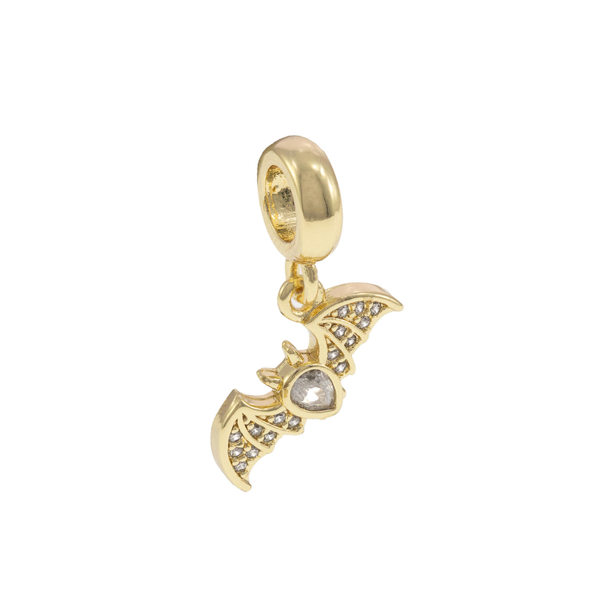 Charm murcielago colgante circonias 6mm