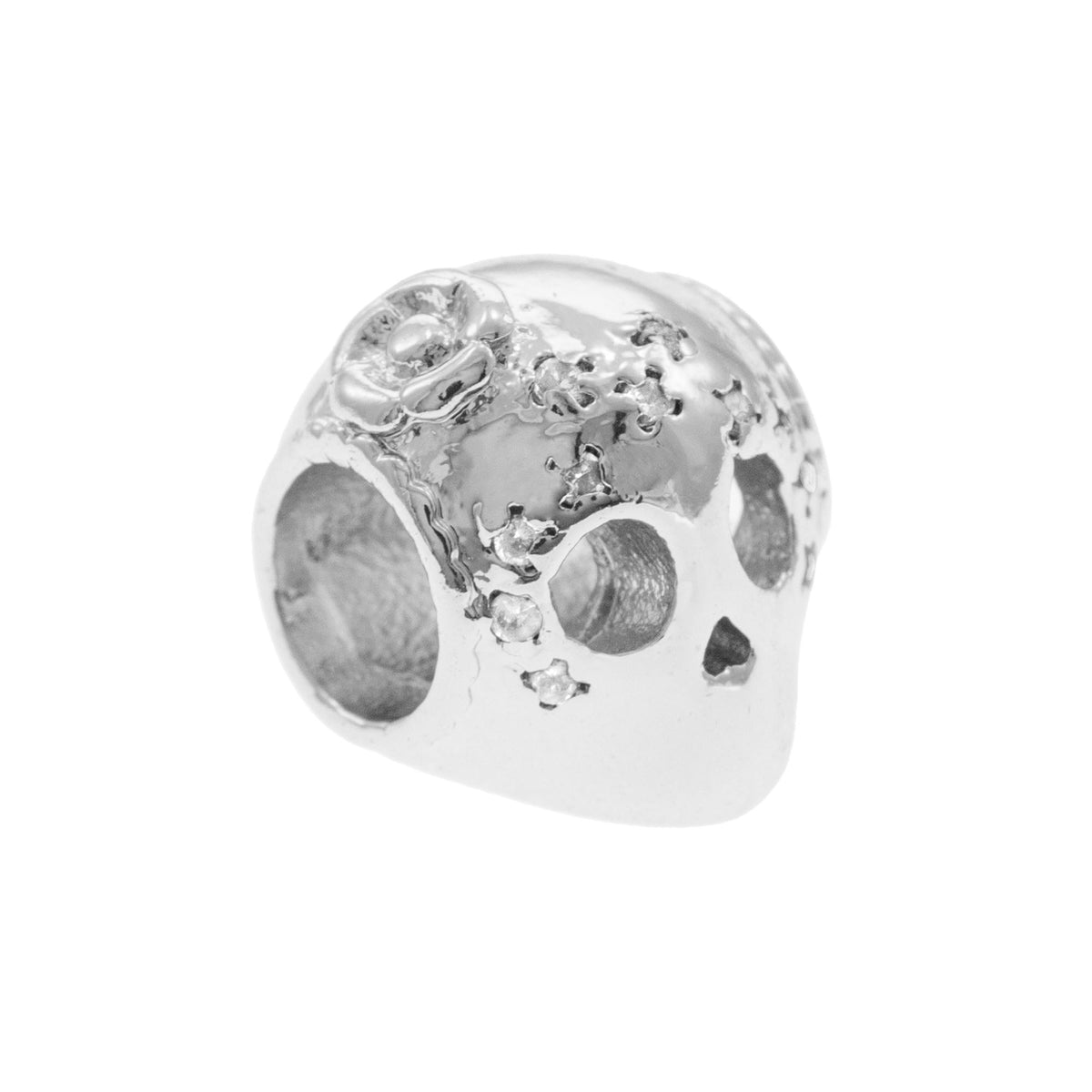 Separador calavera con circonias 11mm