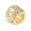 Charm rondel corazon e infinito circonias 9mm