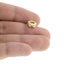 Charm rondel corazones lisos circonias 10mm