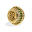 Charm rondel circonias multicolor 9mm