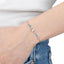 Pulsera eslabon diamantado ojo 20cm