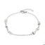 Pulsera eslabon diamantado ojo 20cm