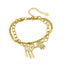 Pulsera doble con atrapasueños  18cm
