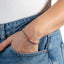 Brazalete ajustable elastico con cristal multicolor 5mm
